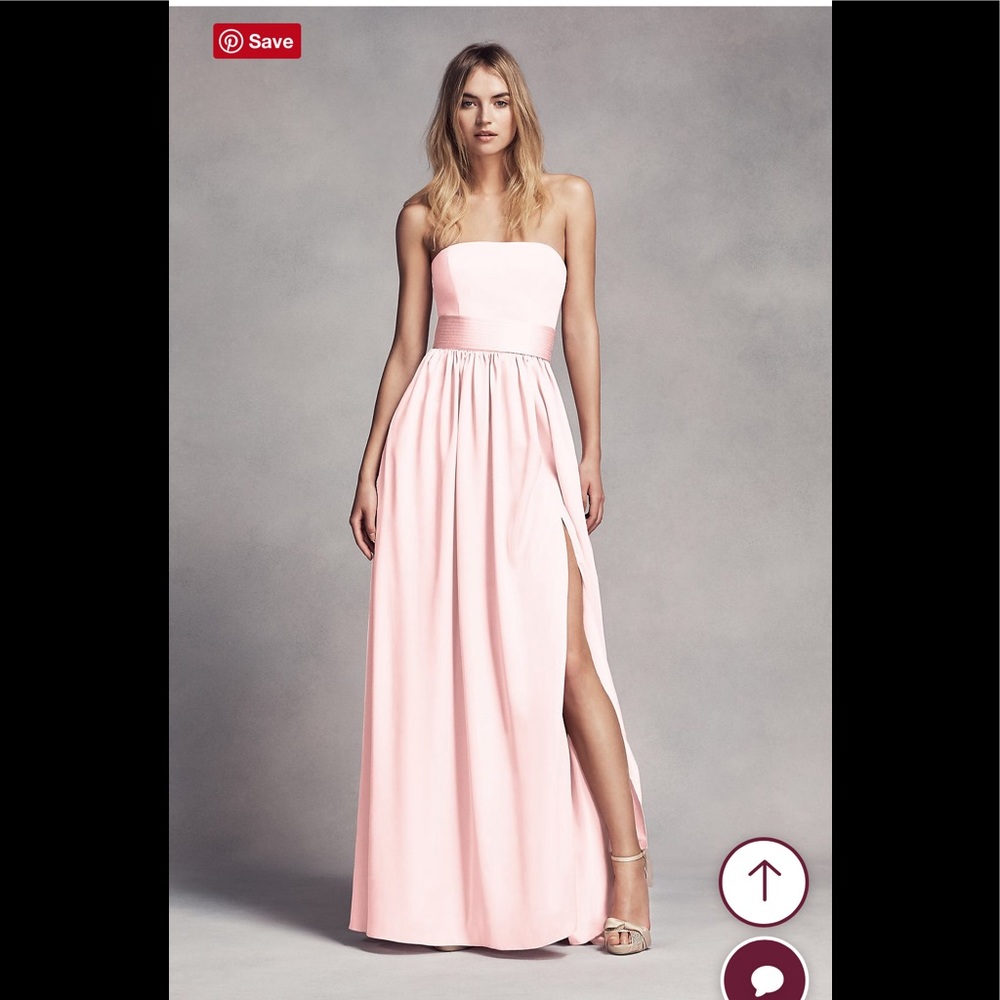 NEW Vera Wang Strapless Matcha Dress, David Bridal